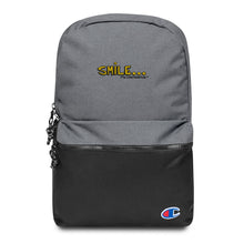 Load image into Gallery viewer, Smile - Embroidered Champion Backpack

