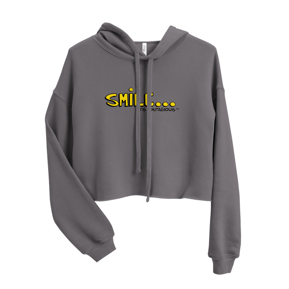 Smile - Crop Hoodie – Travis Ellison Productions